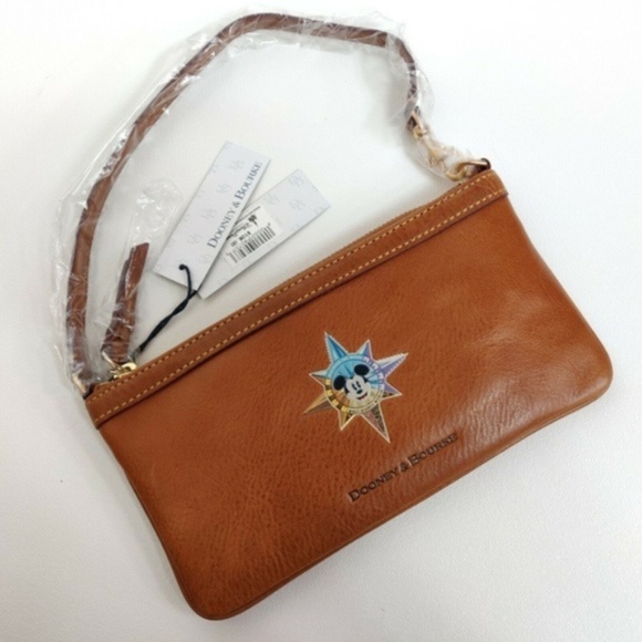 Dooney & Bourke Handbags - Dooney & Bourke Disney Leather Wristlet Passport